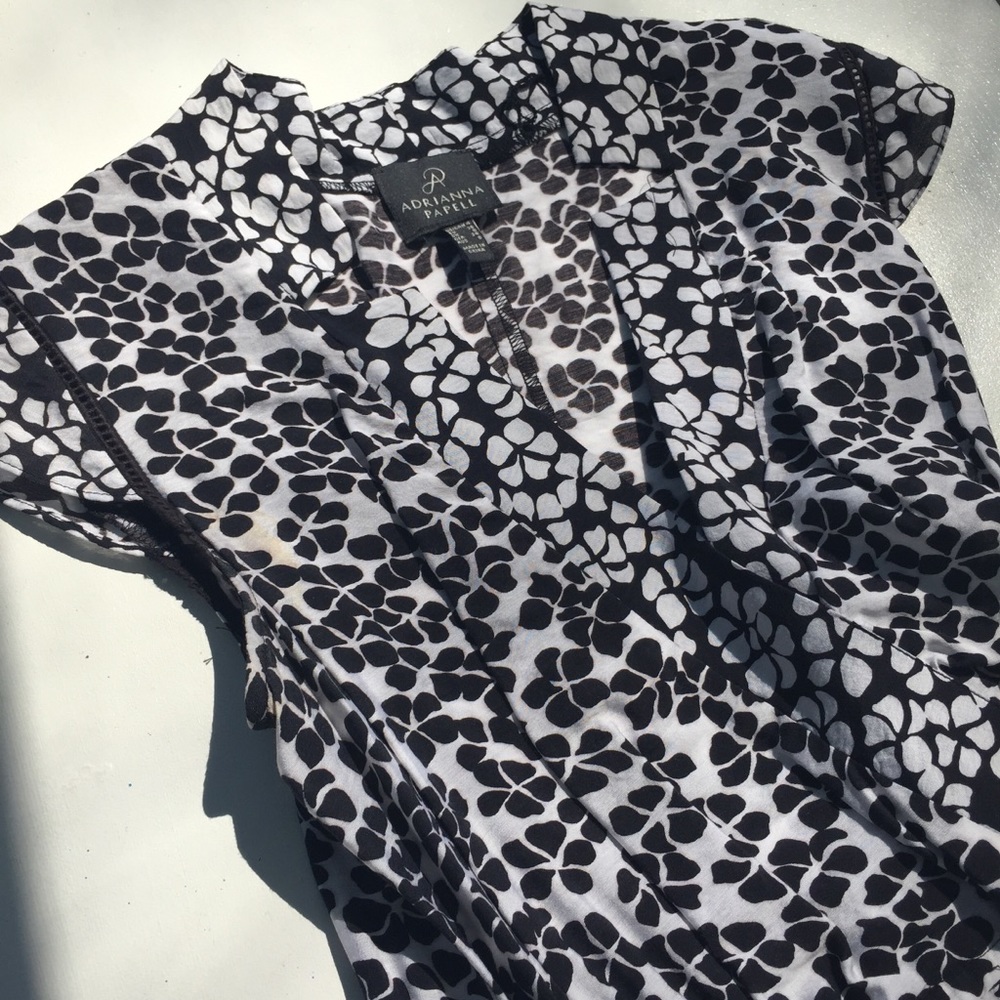🖤Adrianna Papell Black & white dress 🖤